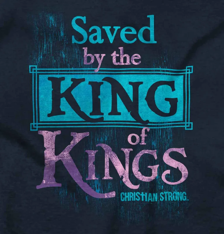 Saved by King of Kings V-Neck T-Shirt