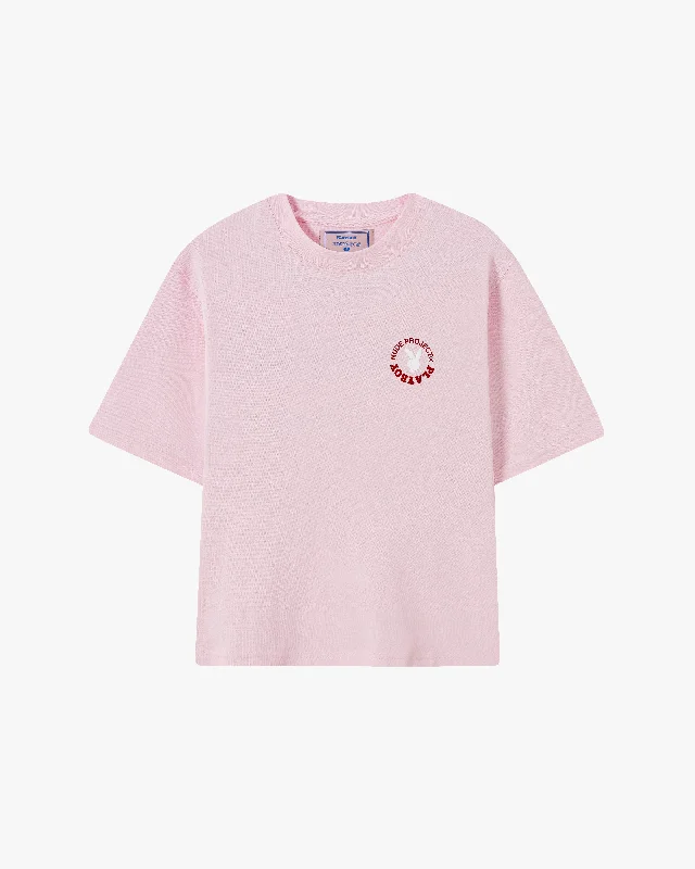 PLAYFUL CROPPED TEE PINK