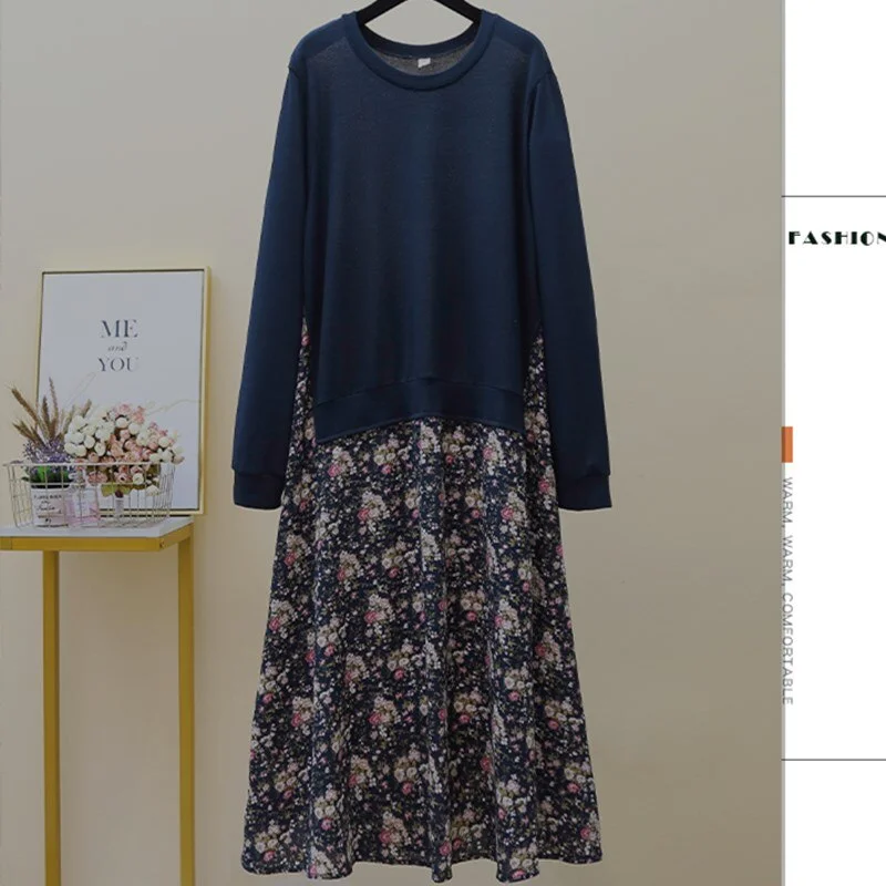 Navy Floral B / XXL / China