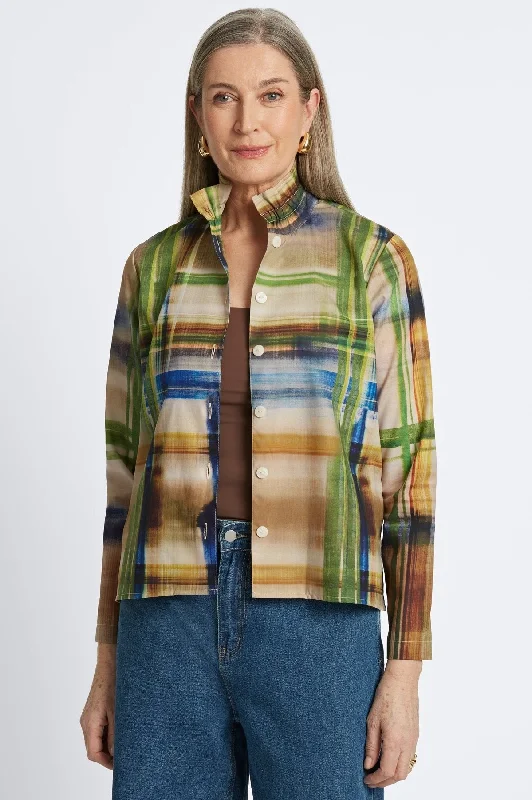 Painterly Plaid / S