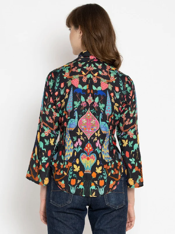 Catherine Cinched Shirt Jacket