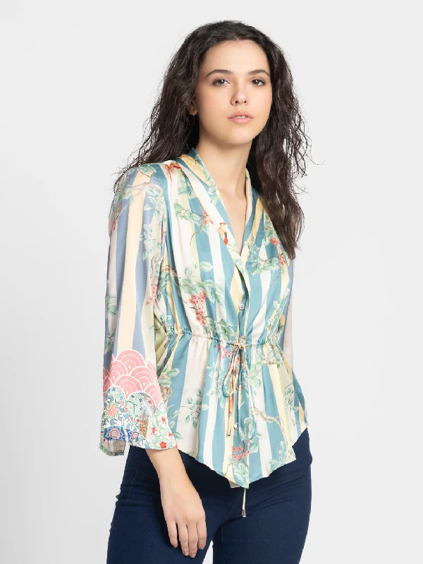 Emm Cinched Shirt Jacket