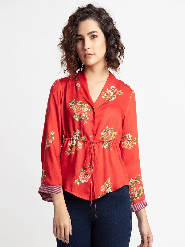 Josie Cinched Shirt Jacket