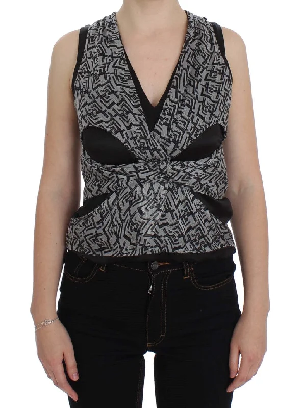 Karl Lagerfeld   Silk Blouse Women's Top