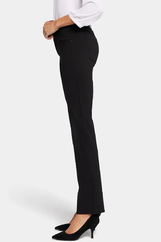 Marilyn Straight Pants - Black