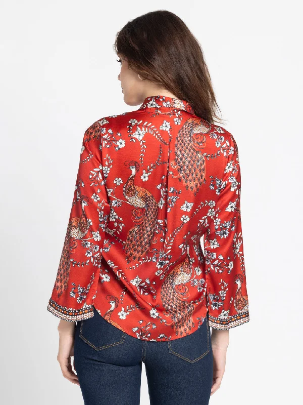 Moniq Cinched Shirt Jacket