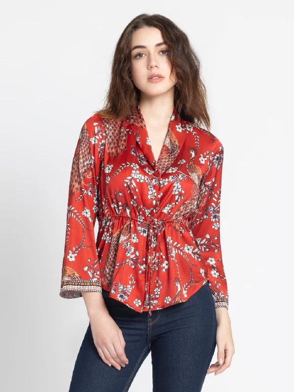 Moniq Cinched Shirt Jacket