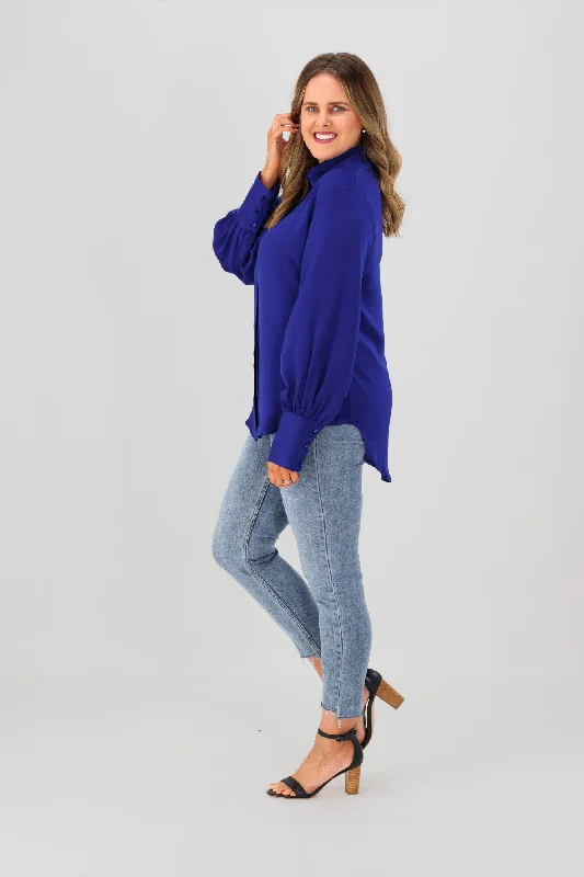 Roseason Farah Blouse Blue