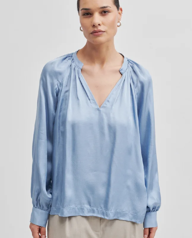 Second Female Noma Blue Tunic Blouse