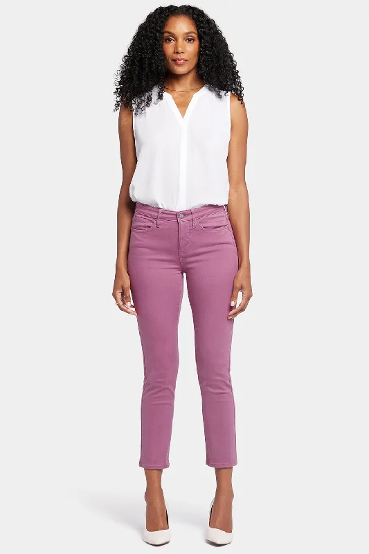 Sheri Slim Ankle Jeans - Mauve Haze