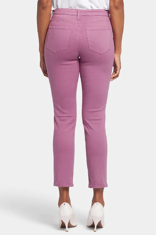 Sheri Slim Ankle Jeans - Mauve Haze