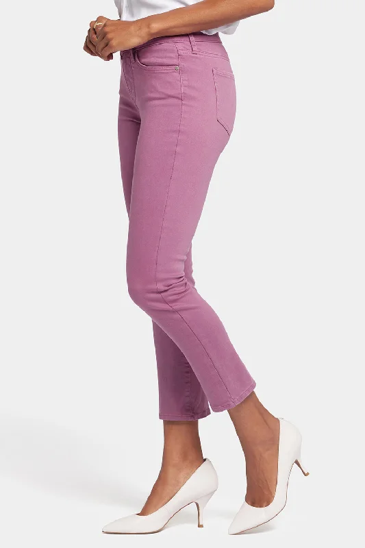 Sheri Slim Ankle Jeans - Mauve Haze