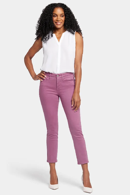 Sheri Slim Ankle Jeans - Mauve Haze