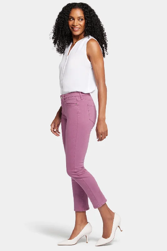 Sheri Slim Ankle Jeans - Mauve Haze