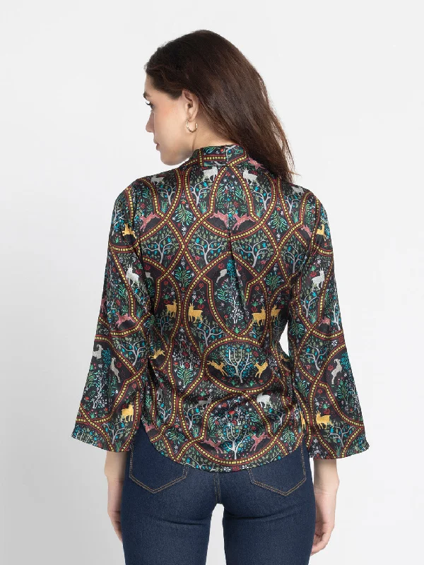 Shireen Cinched Shirt Jacket