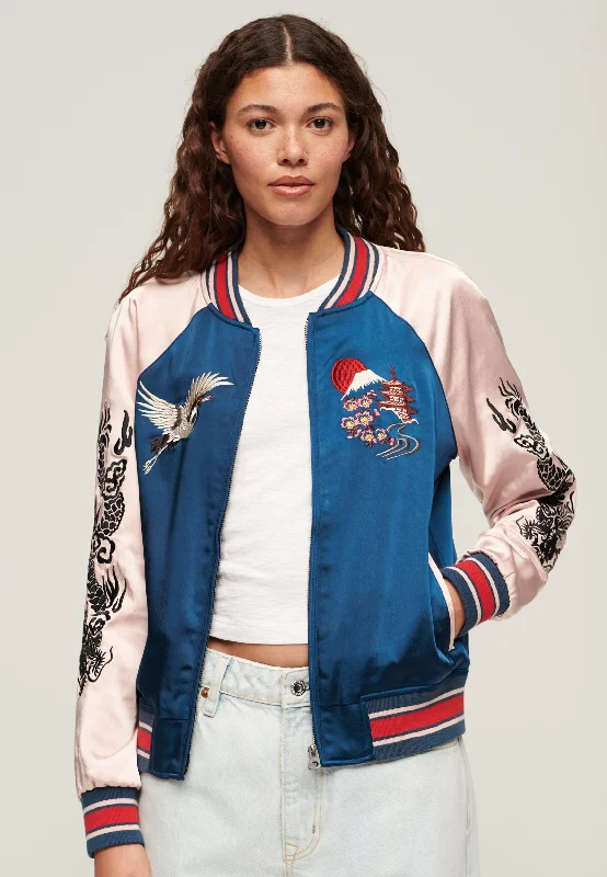 Suikajan Embroidered Bomber Jacket