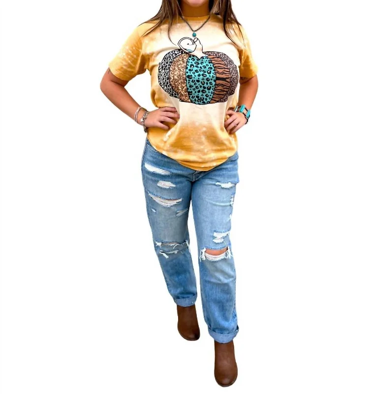 Wild About Fall Tee In Mustard