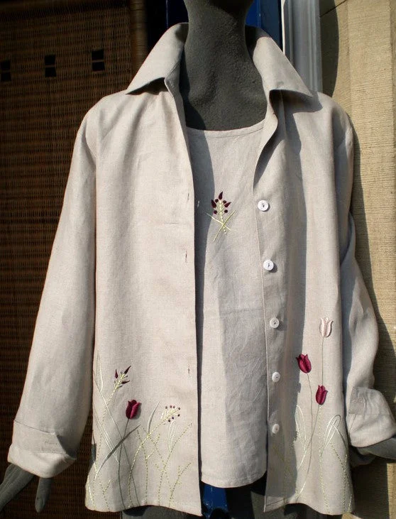 Wild Flower Womens Linen Shirt/Jacket (was £65)