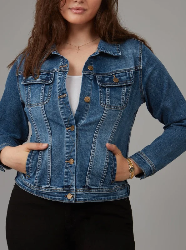 GABRIELLA-RCB Classic Denim Jacket - Rugged Classic Blue