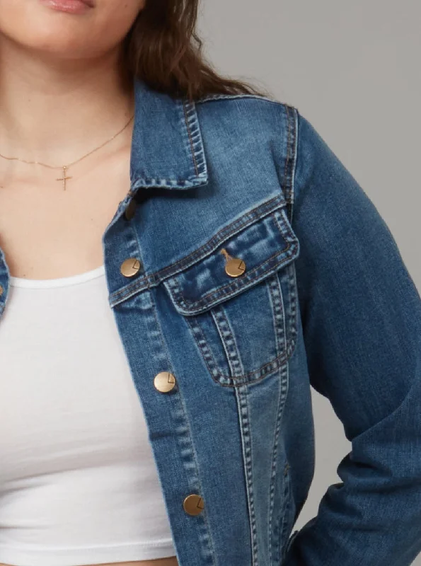 GABRIELLA-RCB Classic Denim Jacket - Rugged Classic Blue