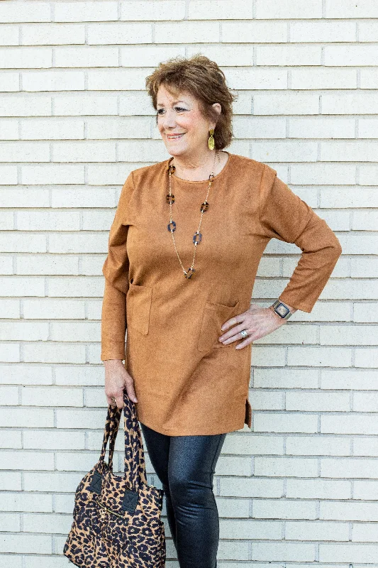 Suede Pocket Tunic