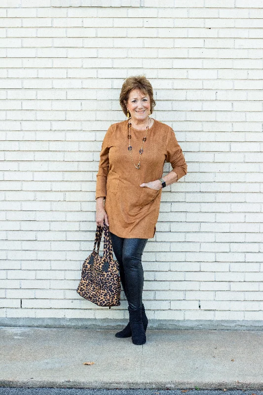 Suede Pocket Tunic