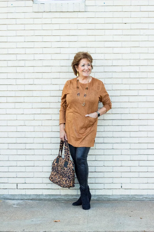 Suede Pocket Tunic