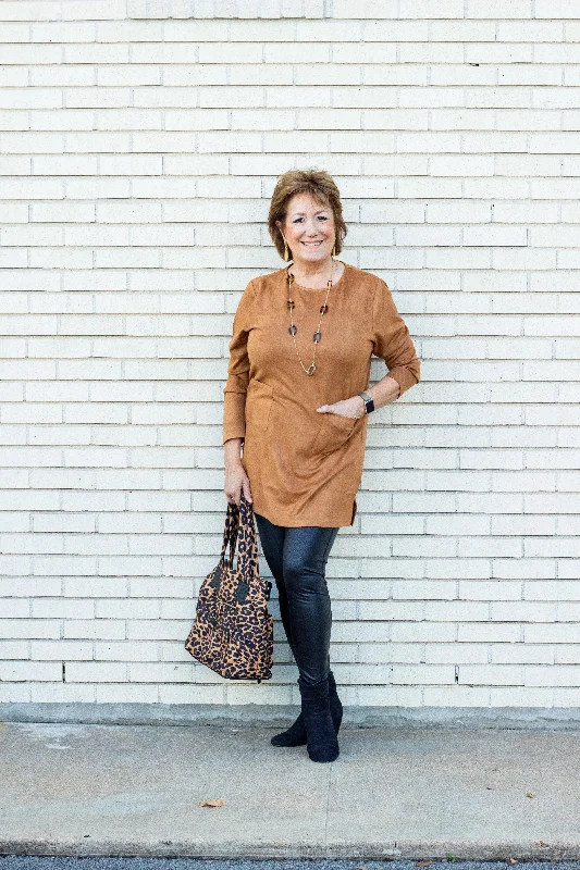 Suede Pocket Tunic