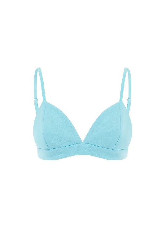 THE BRA TOP - AQUA