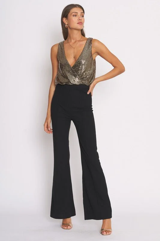 Gold Sequin Bodysuit - FINAL SALE