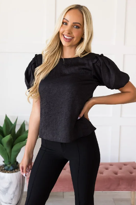 Joyous Puff Sleeve Blouse