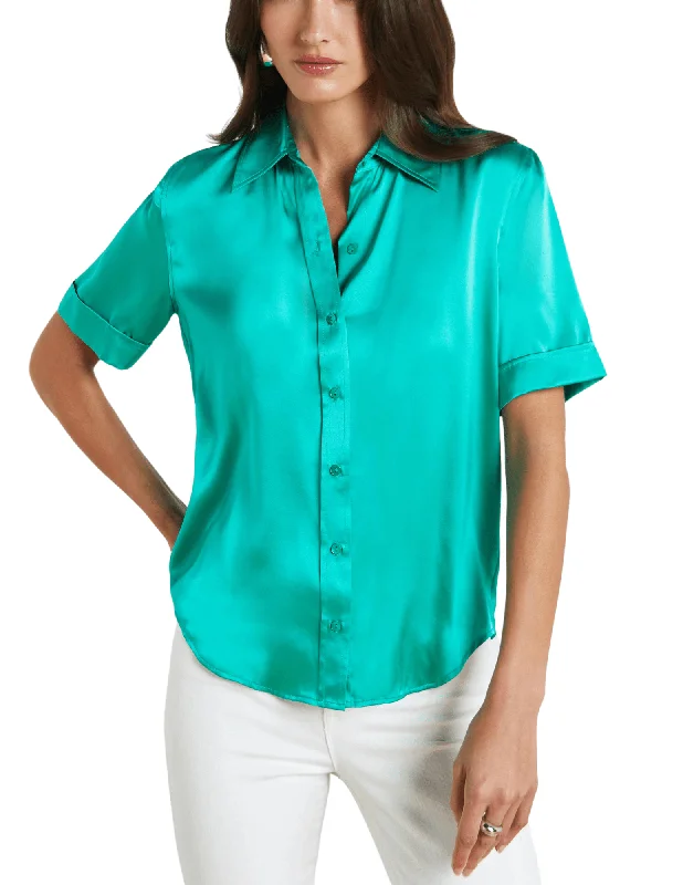 L'Agence Ellah Short Sleeve Blouse