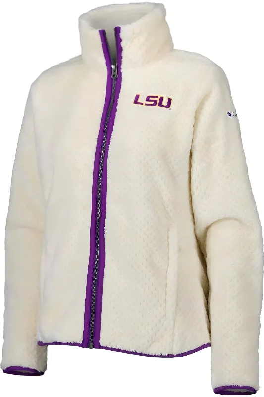 LSU Tigers Columbia Women's Fireside Sherpa Full Zip Jacket