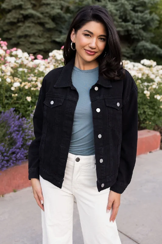 Never Saying Goodbye Modest Denim Jacket