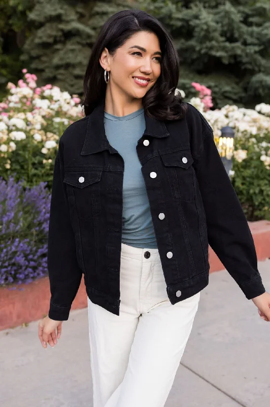 Never Saying Goodbye Modest Denim Jacket