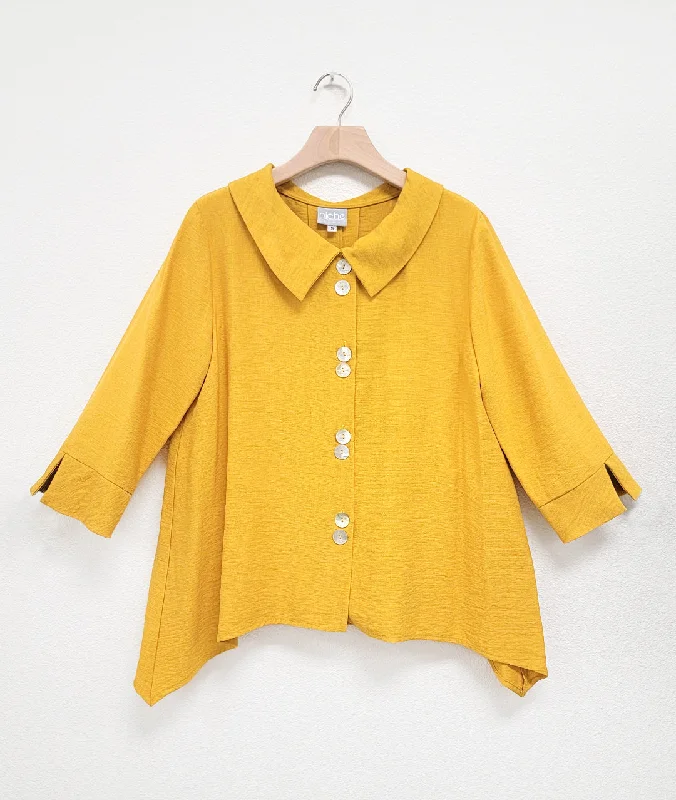 Niche - Rayon - Twinbutton Jacket - Saffron