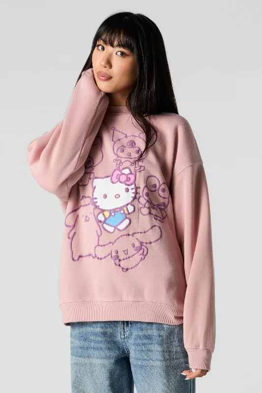 Hello Kitty and Outlined Friends Graphic Sweatshirt