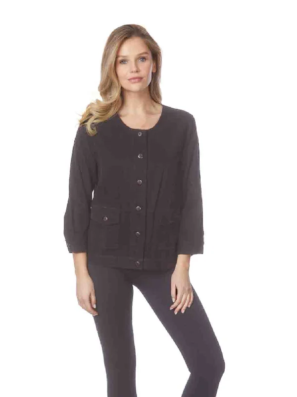 Tianello TENCEL™ ""Gadon"" Jacket with Front Pockets