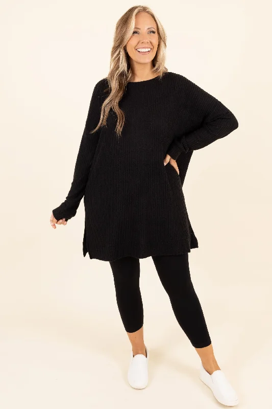 Keeping It Cute Tunic, Black