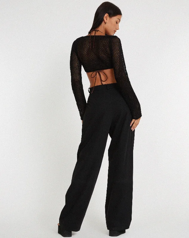 Nocta Crop Top in Black