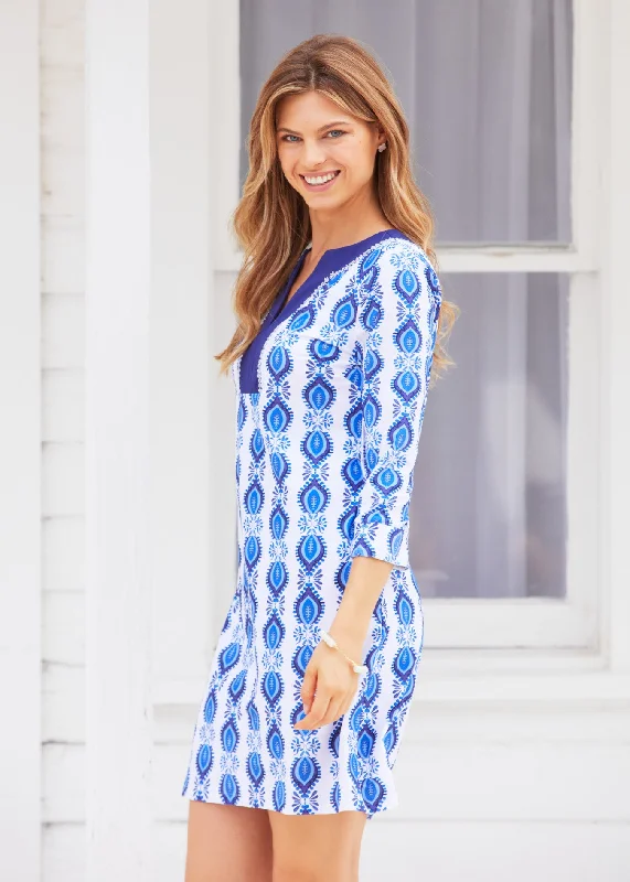 San Sebastian Embroidered Tunic Dress