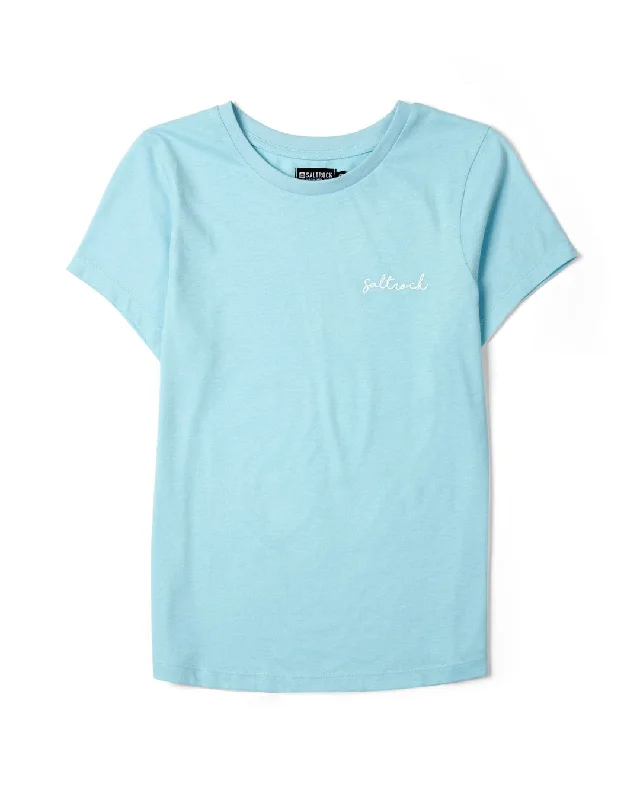 Velator - Womens Short Sleeve T-Shirt - Light Blue